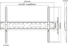 Staffa a Muro Fissa Low-Profile per TV 37-70''