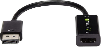 Adattatore DisplayPort 1.4 a HDMI 8K Attivo nero