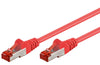 Cavo di rete Patch in rame Cat. 6 Rosso SFTP LSZH 1m