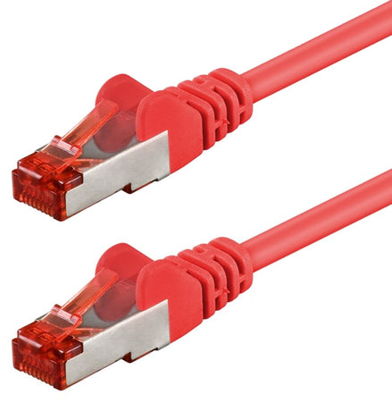 Cavo di rete Patch in rame Cat. 6 Rosso SFTP LSZH 1m