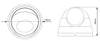 Telecamera IP Dome H.265 IR da 2 MP da Soffitto Starlight Obiettivo Motorizzato, DGM2443SVSE