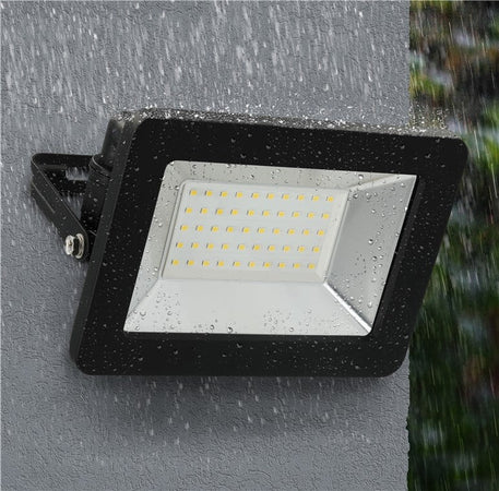 Faretto LED da Esterno IP65 30W Nero