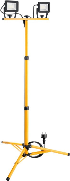 Faretto da lavoro a LED con Treppiede Telescopico 2x20W