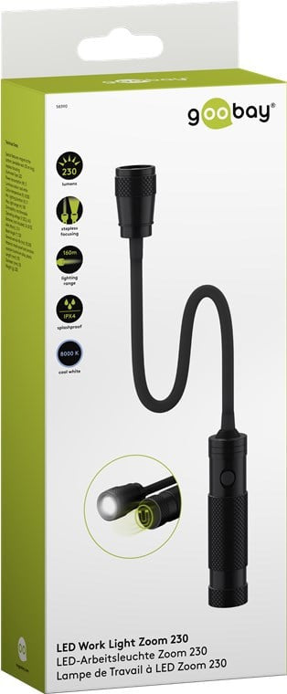 Lampada a LED con Calamita per Lavoro e Soccorso Stradale 230lm