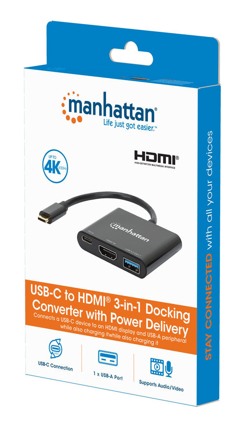 Docking Station USB-C&trade a HDMI 3-in-1 con Power Delivery