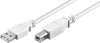 Cavo USB 2.0 A maschio/B maschio 1m Bianco