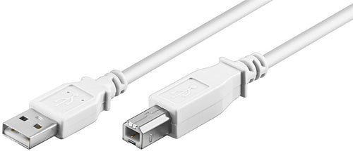 Cavo USB 2.0 A maschio/B maschio 1m Bianco
