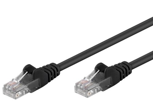 Cavo di rete Patch CCA Cat. 5e Nero UTP 10m