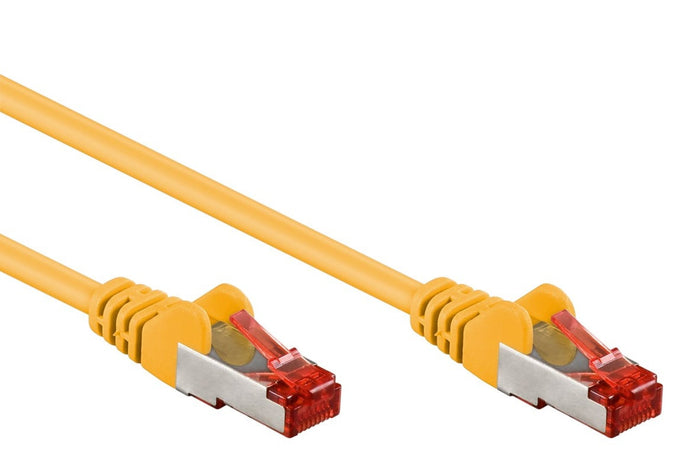 Cavo di rete Patch in rame Cat. 6 Giallo SFTP LSZH 0,25m