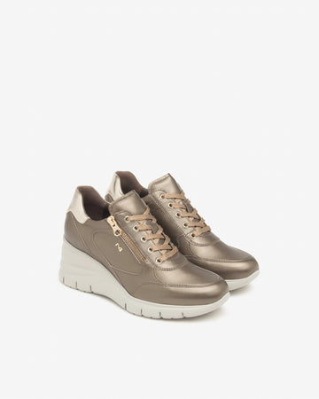 Nero Giardini sneakers donna laminata brown I514121D322