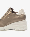 Nero Giardini sneakers donna laminata brown I514121D322