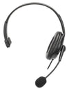 Cuffia Mono USB con Microfono Reversibile Cavo 2m