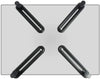 Kit Adattatore di Montaggio Non VESA per Monitor 13-27''
