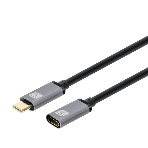 Cavo prolunga USB 3.2 Gen 2 USB-C&trade M/F 1m Nero