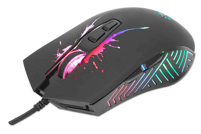 Mouse ottico Gaming LED RGB con cavo USB