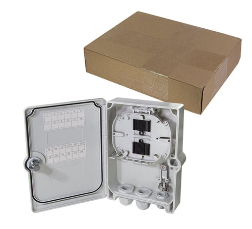 Scatola di Giunzione Fibra Ottica 24 Fibre per Applicazioni FTTH/FTTB