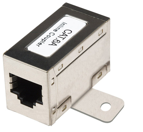 Adattatore Modulare RJ45 STP Cat.6A con Flange di Fissaggio