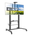 Supporto a Pavimento per TV con Altezza Regolabile per TV da 52'' a 110''