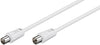 Cavo Antenna TV M/F 15 mt bianco