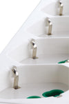 Multipresa 4 Posti Italiana Bipasso / Schuko Bianco