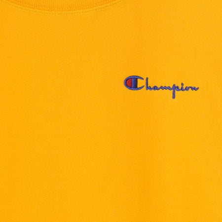 CHAMPION Felpa Leggera Girocollo Uomo Crewneck Sweatshirt Orange da uomo