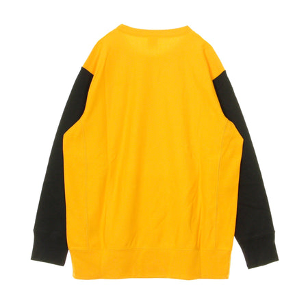 CHAMPION Felpa Leggera Girocollo Uomo Crewneck Sweatshirt Orange da uomo