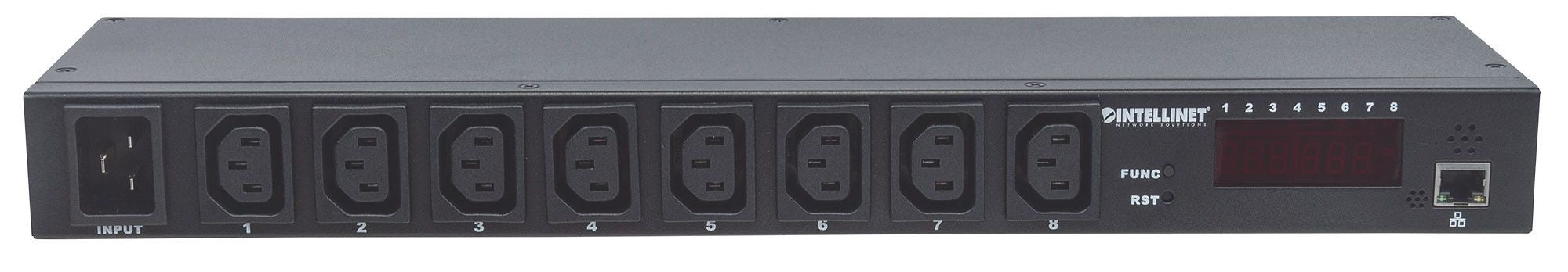 Multipresa intelligente per rack 19'' 8 porte