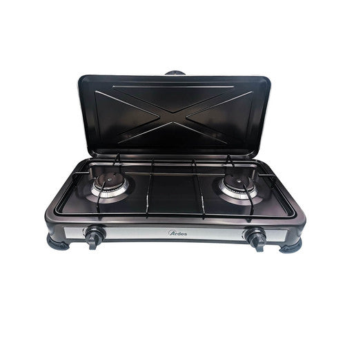 Ardes ODINO 2 Nero Superficie piana 59.5 cm Gas 2 Fornello(i) - (Ardes ODINO 2 Nero Superficie piana 59.5 cm Gas 2 Fornello(i))