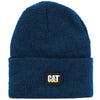 Caterpillar Cappello Uomo Trademark Label Cuff Beanie Detroit Blue
