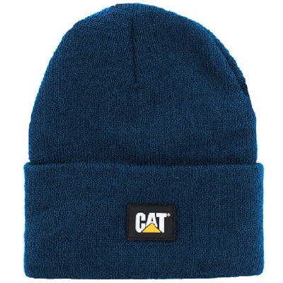 Caterpillar Cappello Uomo Trademark Label Cuff Beanie Detroit Blue