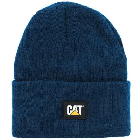 Caterpillar Cappello Uomo Trademark Label Cuff Beanie Detroit Blue
