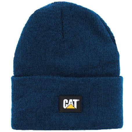 Caterpillar Cappello Uomo Trademark Label Cuff Beanie Detroit Blue