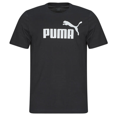 Puma Ess Logo Tee T-shirt, Puma Black, XXL Unisex - Adulto