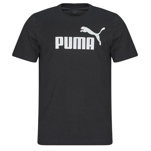 Puma Ess Logo Tee T-shirt, Puma Black, XXL Unisex - Adulto