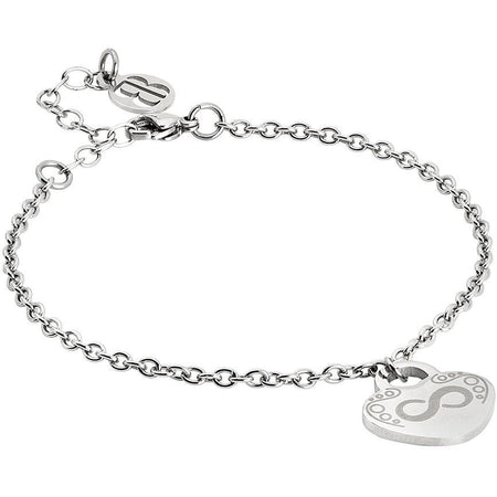 BOCCADAMO - Bracciale pendente cuore e infinito