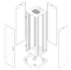 Armadio Rack NextGen 19'' 600x600 33U Grigio