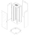 Armadio Rack NextGen 19'' 800x600 33U Grigio