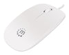 Mini Mouse Ottico USB Silhouette Cavo 1,2m Bianco