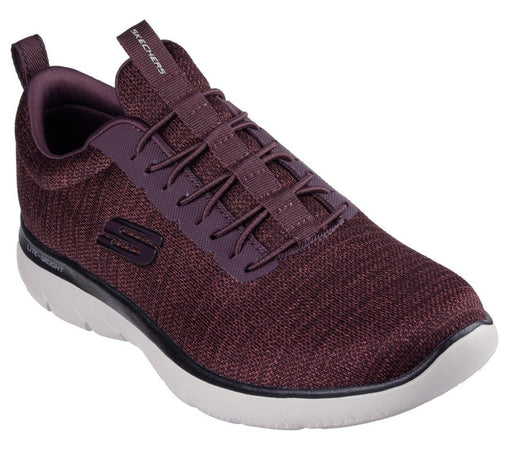 Skechers Summits - Sorenz 232697 BUBKBURG – Men's Black/Burgundy Sneakers