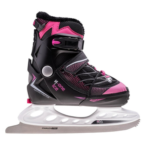 Fila Pattini da ghiaccio bambina X-ONE ICE G BLACK/PINK