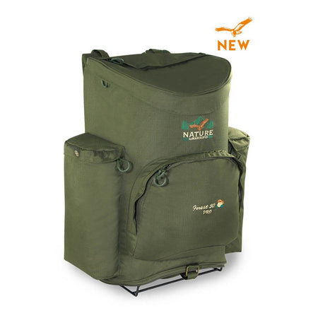 Marsupio Nuovo Forest PRO , Zaino Tecnico per Raccolta Funghi Unisex – Adulto, Verde, 50