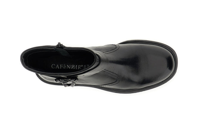 TRONCHETTO IN PELLE CON FIBBIA FASCIATA