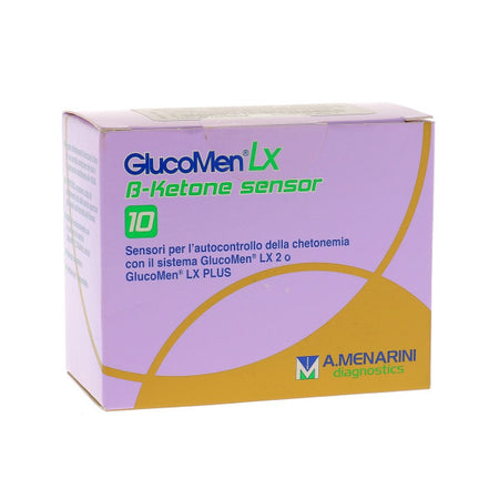 Menarini glucomen lx b-ketone sensor strisce reattive per chetonemia