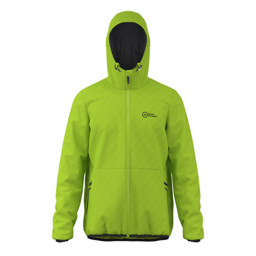 Great Escapes Andreas rain Jackt lime green