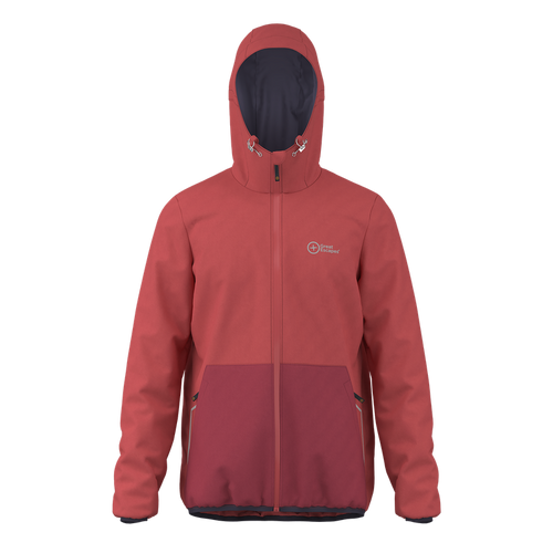 Great Escapes Andreas rain Jackt mineral red/earth red