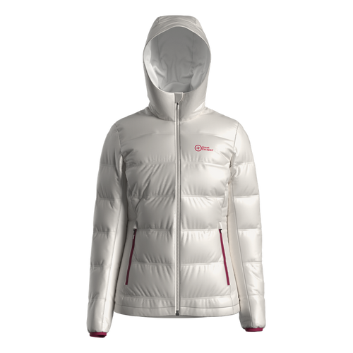 Great Escapes Rainy lady Padded jacket white alyssum