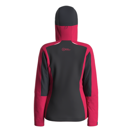 Great Escapes Noir EVO lady padded jacket persian red/black