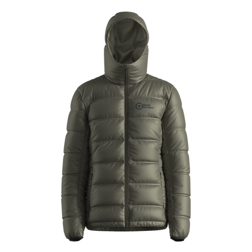 Great Escapes Rainy man padded jacket forest night