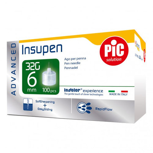 Pic insupen advanced ago gauge 32x6mm 100 pezzi