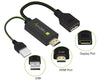 Adattatore Convertitore da HDMI&trade a Displayport con USB 4K 30Hz